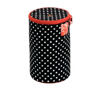 610677 Woll-Spender Polka Dots schwarz/weiß - ST á 1 ST