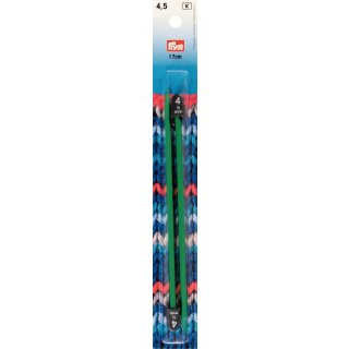 218403 Kinderstricknadeln KST 17 cm 4,50 mm grün - KTE á 2 ST