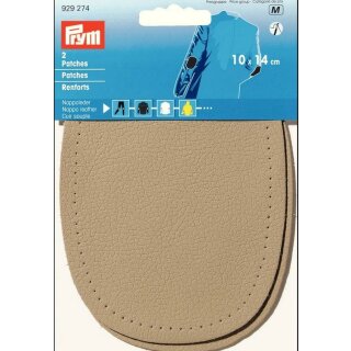 929274 Patches Nappaleder (nähen) 10 x 14 cm beige - KTE á 2 ST