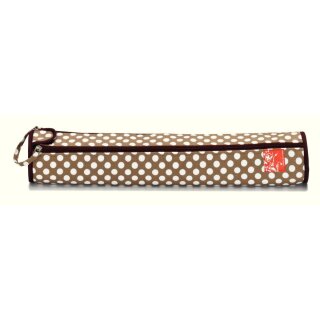 Abverkauf - 612274 Stricknadelrolle Polka Dots beige/burgund ST á 1 St