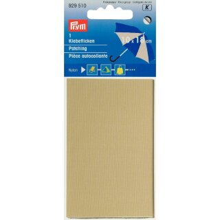 929510 Klebeflicken Nylon 6,5 x 14 cm beige - KTE á 0,018 M2