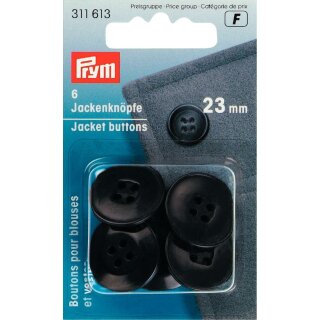 311613 Jackenknöpfe 23 mm dunkelblau - KTE á 8 ST