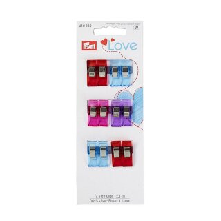 610180 Prym Love Stoff Clips 2,6 cm - KTE á 12 ST