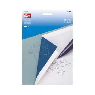 610464 Transferpapier weiß/blau - KTE á 2 ST