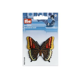 926698 Applikation Schmetterling schwarz/bunt - KTE á 1 ST