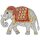 Abverkauf - 926525 Applikation Elefant silber/gold