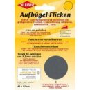 Köper-Bügelflicken 40 cm x 12 cm / schwarz