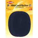 Fein-Cord-Flecken Mini 2x 11 cm x 8,5 cm / braun