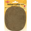 Velours-Leder-Imitat groß 2x 18,5 cm x 9,5 cm /...