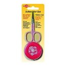 Schneider-Set 95 mm Schere / 150 cm Maßband / pink