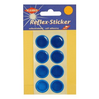 Reflex-Sticker Punkte blau