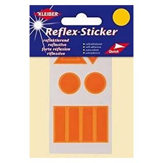 Reflex-Sticker Punkte silber