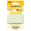 Elastikband 20 mm x 3 m / weiß