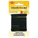 Elastik-Kordel Ø 1,4 mm x 5 m  / schwarz