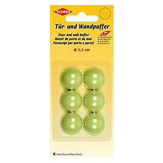 Tür- und Wandpuffer, selbstklebend 6 Stk. / Ø 2,2 cm x 1 cm / beige