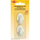 Wandhaken-Set, selbstklebend 2 Stk. /  25 mm x 41 mm /...