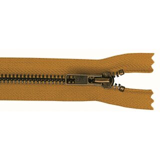 YKK - Metall antik gold nicht teilbar 5mm 18 cm - Farbe:  570/palisander