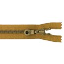 YKK - Metall antik gold teilbar 5mm 25 cm - Farbe:...