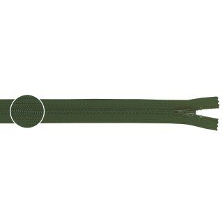 YKK - Kunststoffspirale nicht teibar 3mm 22 cm - Farbe:  501/weiß