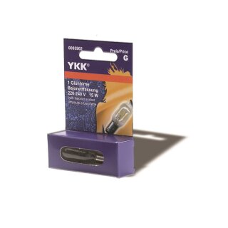 YKK 1 LED Glühbirne Bajonettverschluß 220-240 15W