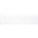 Velours-Elastic-Band 20mm Box 10m - Farbe:  500/weiss