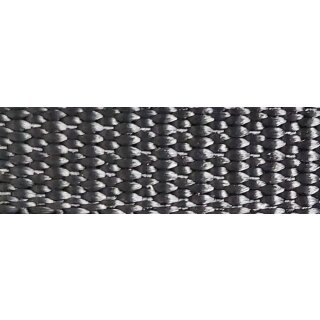 Gurtband Polyester unbehandelt 10 mm schwarz (300 daN) - Rolle à 50 m / Preis per m