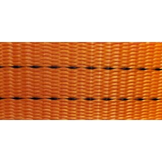 Gurtband Polyester PU imprägniert 35 mm orange 2003 - Rolle á 100 m / Preis per m (3000 daN)