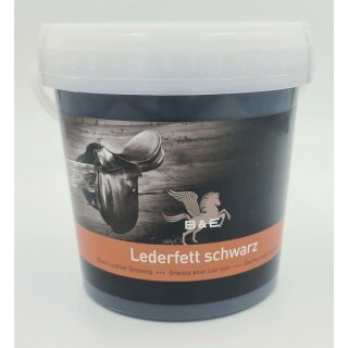 Lederfett 1 Liter  schwarz