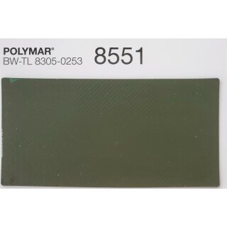 PVC-Planenstoff Breite 250 cm Bundeswehr BW-TL 8305-0253  bronze/oliv / Preis per m / Rolle ca. 120 m