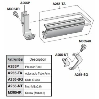 A255-TA Suisei Adjustable Tape Asm. for "A255"