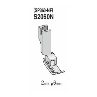 S2060N Suisei Hinged Foot <2mm | 6mm>, for Needle Feed