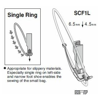 SCF1L Suisei Nylon Ring Foot (Left Ring)