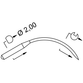 705146 - Schmetz - 08:48BA2100 / 4118 Nadeldicke: 100 / Preis pro Karte á 10 Nadeln