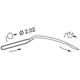 753444 - Schmetz - 33:50CB160 / 1669 E EO SES Nadeldicke: 60 / Preis pro Karte á 10 Nadeln