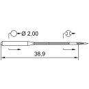 755804 - Schmetz - 35:40FB180 / B-63 SUK Nadeldicke: 80 /...