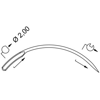 766804 - Schmetz - 40:82CA2150 / 468-3 C FR Nadeldicke: 150 / Preis pro Karte á 10 Nadeln