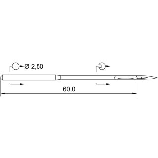 785194 - Schmetz - 53:201160 / 794 Nadeldicke: 160 / Preis pro Karte á 10 Nadeln