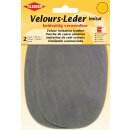 Velours-Leder Imitat beidseitig 2x 10 cm x 15 cm /...