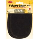 Velours-Leder Imitat beidseitig 2x 10 cm x 15 cm /...