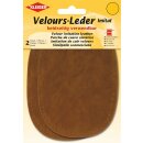 Velours-Leder Imitat beidseitig 2x 10 cm x 15 cm /...