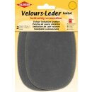 Velours-Leder Imitat beidseitig 2x 10 cm x 15 cm /...