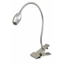 LED Klemm-Leuchte silber