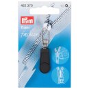 482370 Fashion-Zipper Gummi schwarz - KTE á 1 ST