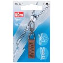 482377 Fashion-Zipper Lederimitat camel - KTE á 1 ST