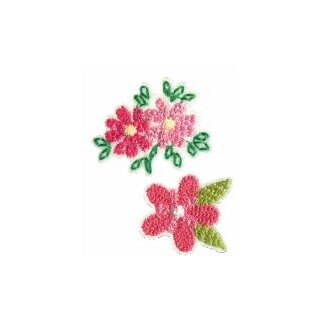 926743 Appl. recycelt Blumen pink - KTE á 2 ST