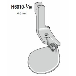 H6010-3/16 Suisei Ball Hemmer Foot