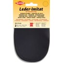 Leder-Imitat mit Kaschierung 2x 10 cm x 15 cm / marine