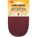 Leder-Imitat mit Kaschierung 2x 10 cm x 15 cm / bordeaux