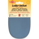 Leder-Imitat mit Kaschierung 2x 10 cm x 15 cm / blau