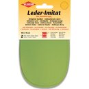 Leder-Imitat mit Kaschierung 2x 10 cm x 15 cm / limette